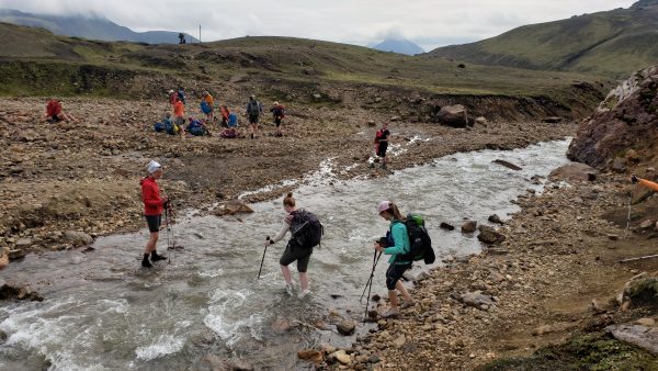 Iceland womens hiking laugavegur trek