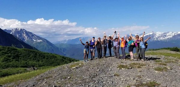 womens hiking adventures alaska