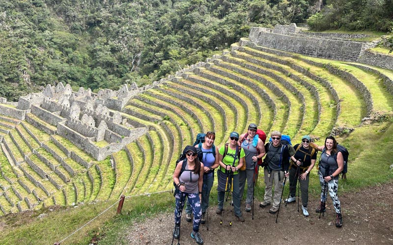 Womens adventure Machu Picchu Inca trail hike