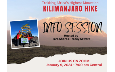 Kilimanjaro 2024 Hike Info Session January 9, 2024 @ 7PM Central