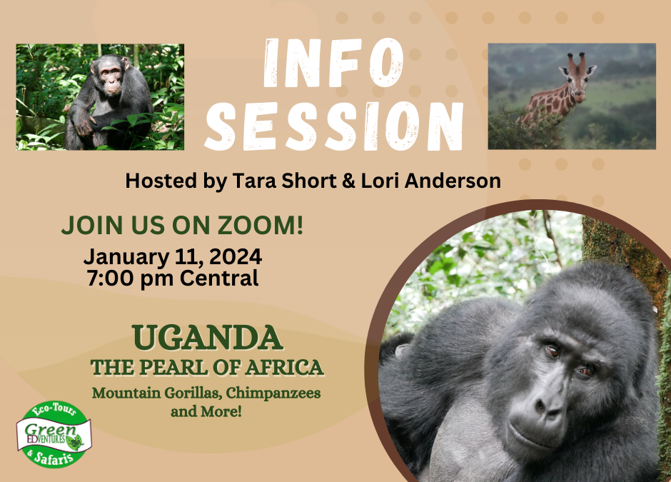 2024 Uganda Tour Info Session January 11, 2024 @ 7 PM Central