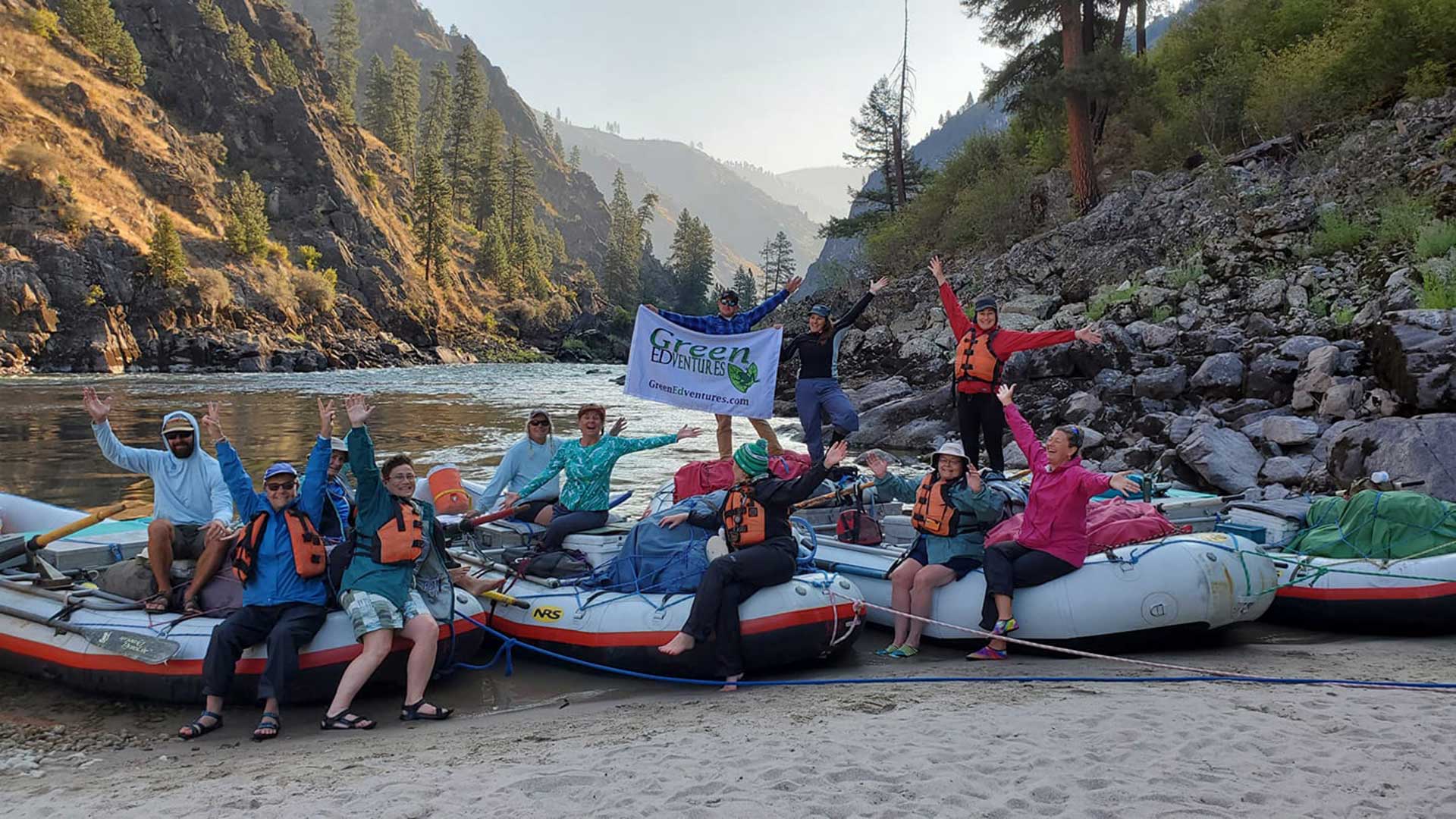 Idaho-Salmon-River-Womens-Tour-Rafts-Greenedventures