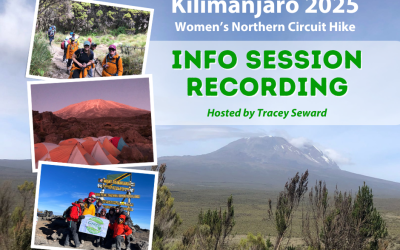 REPLAY: Info Sessions – 2025 Women’s Kilimanjaro Northern Circuit Hike