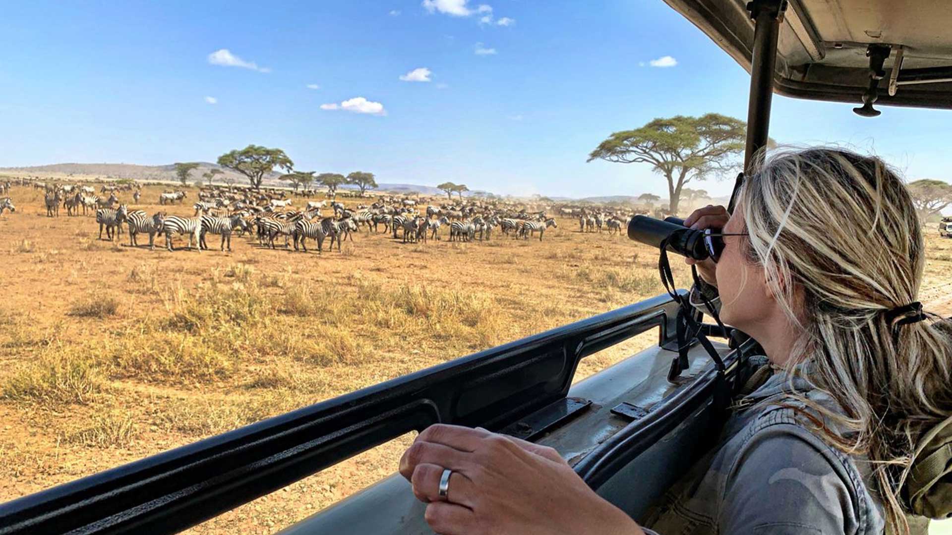 Tanzania-Womens-Tour-Zebra-Spotting