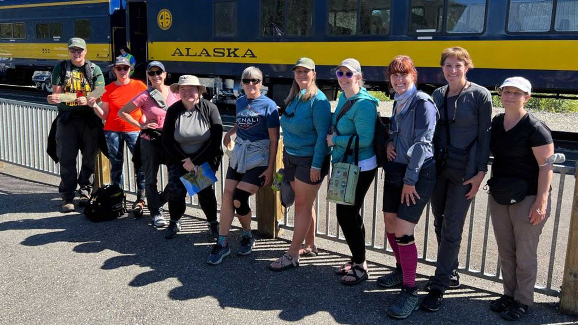 Alaska-women-train-ride