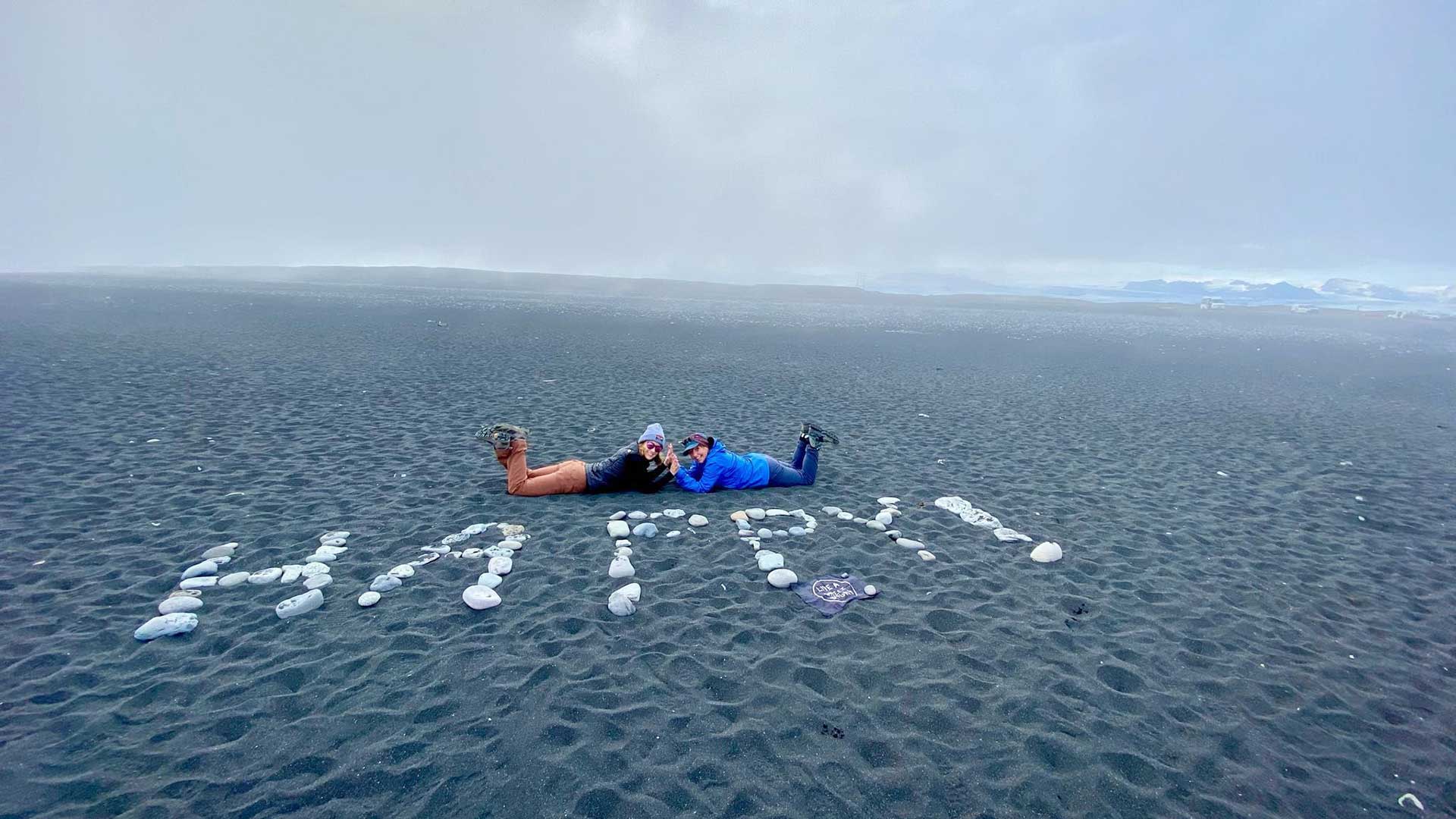 Iceland-beach-happy-women