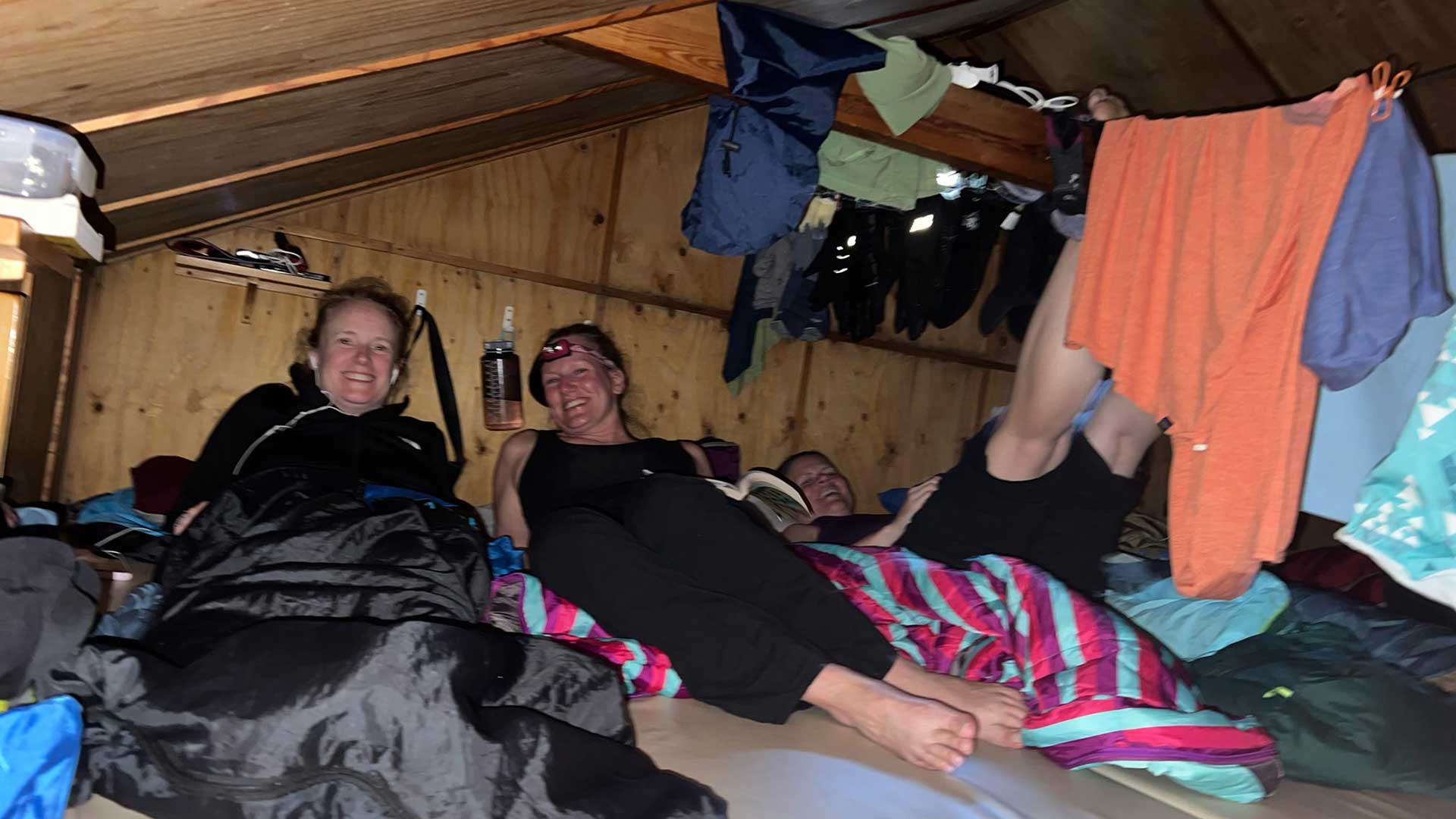 Mountain-hut-bunkies-Iceland-women